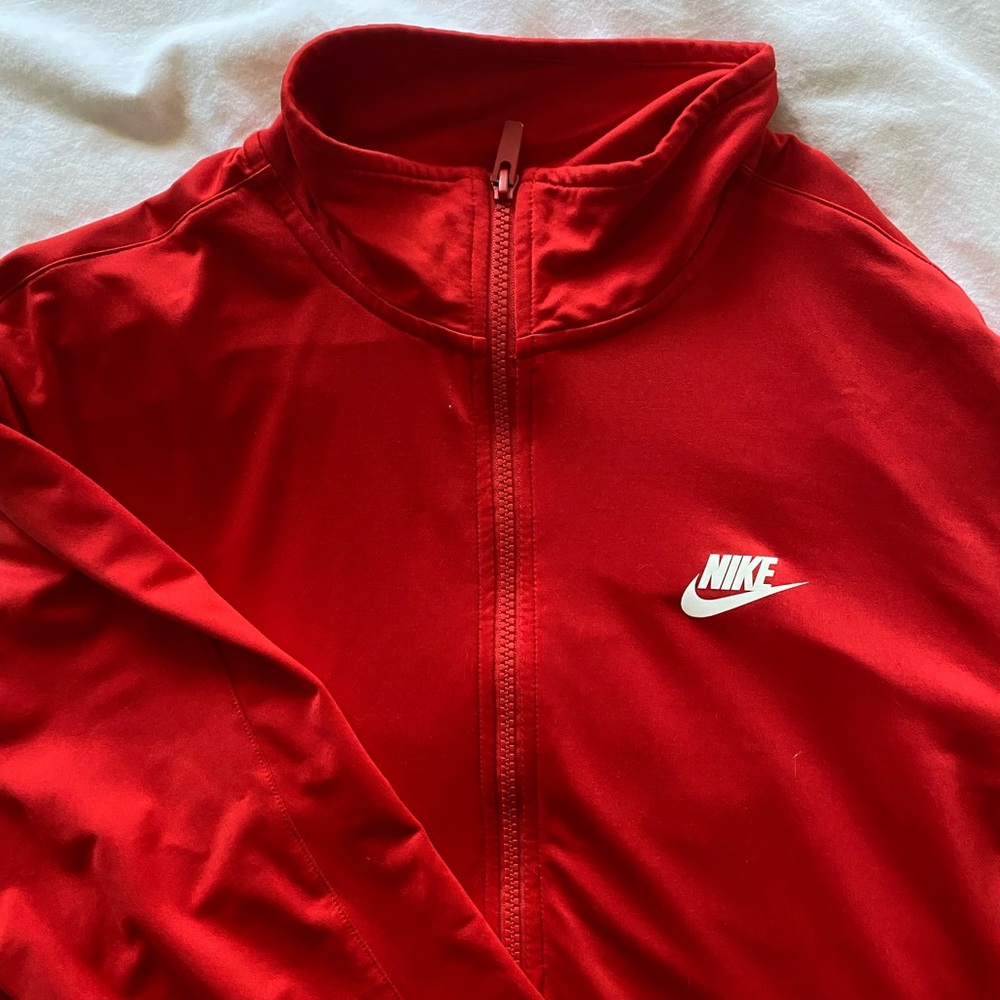 Men’s Red Nike Zip Up